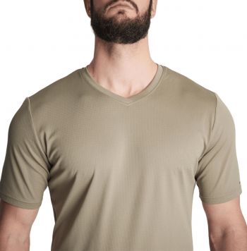 Футболка чоловіча для полювання Solognac 100 8669600 3XL світло-зелена (4395983_Solognac) | Фото 3