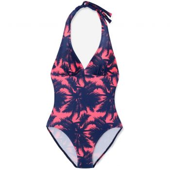 Цілісний купальник для серфінгу Olaian Clea Poly 8511485 38 синій | Фото 1