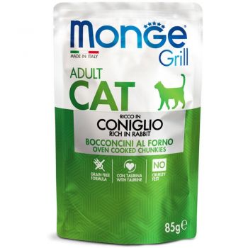 Monge cat grill adult кролик 85 г (8009470013611) | Фото 1