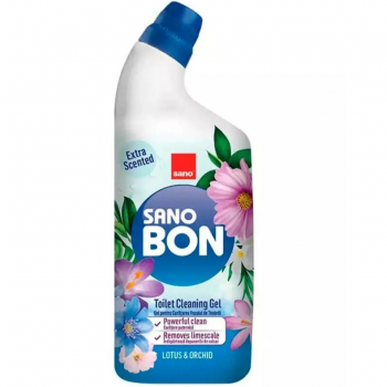 Гель для чищення унітазів SANO Sanobon Gel Лотос-Орхідея 750 мл (7290108352153) Гель для чищення унітазів SANO Sanobon Gel Лотос-Орхідея 750 мл (7290108352153) | Фото 1