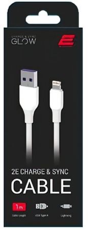 2E USB-A - Lightning Glow 1m White (2E-CCAL-WH) | Фото 2
