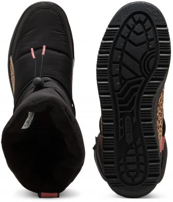 Чоботи жіночі Puma Snowbae Wns Animal Flair 402654-01 36 (3.5 UK) чорні (4069156729698) | Фото 3