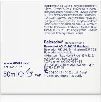 Денний крем для обличчя NIVEA проти зморщок + пружність 45+ 50 мл (4006000072357) | Фото 4