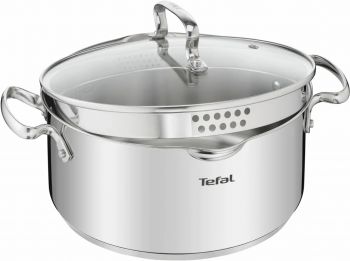 Каструля TEFAL DUETTO+, 5л, з кришкою, нержавюча сталь, скло (G7194656) Купить кастрюлю Каструля TEFAL DUETTO+, 5л, з кришкою, нержавюча сталь, скло (G7194656) | Фото 9