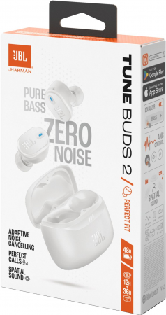 Навушники JBL Tune Buds 2 White (JBLTBUDS2WHT) | Фото 4