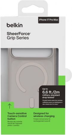 Чохол BELKIN для APPLE iPhone 17 Pro Max Magnetic Protective Grip Sand (MSA036HQSA) | Фото 2
