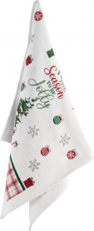 Набір рушників для кухні ARDESTO Christmas Tree 38х63см, 2шт, зелений (ART3863HT) Купить полотенце Набір рушників для кухні ARDESTO Christmas Tree 38х63см, 2шт, зелений (ART3863HT) | Фото 3