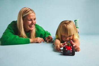 Купить конструктор Конструктор LEGO City Червоний фермерський трактор із причепом і вівцями (60461) | Фото 5