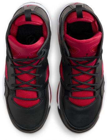 Кросівки для хлопчиків Nike Jordan Fltclb 91 (GS) DM1685-061 38 (5.5Y US) чорні з червоним | Фото 2