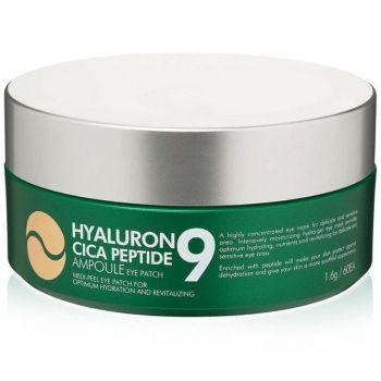 Патчі Medi-Peel заспокійливі з комплексом пептидами Peel Hyaluron Cica Peptide 9 Ampoule Eye Patch | Фото 1