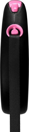 Повідець-рулетка Flexi Black Design S до 15 кг 5 м рожевий (4000498033913) Повідець-рулетка Flexi Black Design S до 15 кг 5 м рожевий (4000498033913) | Фото 4