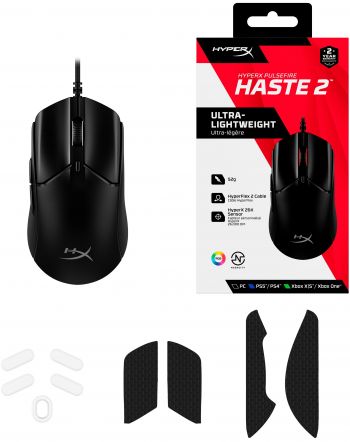 Ігрова миша HyperX Pulsefire Haste 2 USB, Black (6N0A7AA) | Фото 12