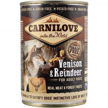 Консерва для собак Carnilove Dog 400 г з північним оленем (8595602529292) | Фото 1