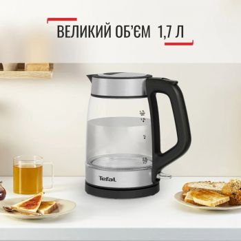 Електрочайник TEFAL Glass Kettle KI605830 | Фото 6