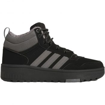 Черевики дитячі ADIDAS Hoops 4.0 Mid Winterized J JQ7903 38.5 (5.5 UK) чорні (4068803801817) | Фото 1