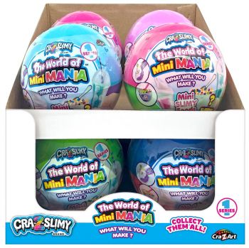 Слайм Cra-Z-Art World Mini Mania набір у кулі, S1 (60160CRA) | Фото 7