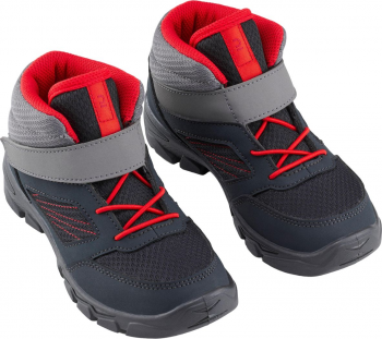 Черевики дитячі для туризму Quechua MH100 Mid 8642644 31 темно-сірі (4275770_Quechua) | Фото 4