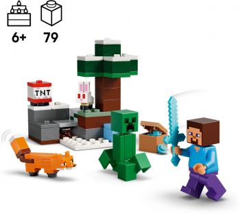 Конструктор LEGO Minecraft Пригоди Стіва у тайзі (21583) Купить конструктор Конструктор LEGO Minecraft Пригоди Стіва у тайзі (21583) | Фото 2