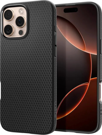 Чохол Spigen для APPLE iPhone 16 Pro Max, Liquid Air, Matte Black (ACS07988) | Фото 2