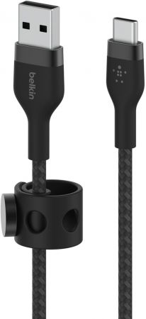 Кабель BELKIN USB-A - Type-C silicone 3м Black (CAB008BT3MBK) | Фото 4