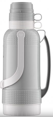 Термос ARDESTO Gemini Gourmet 3200 мл, пластик, скляна колба, сірий (AR2632GRE) | Фото 5