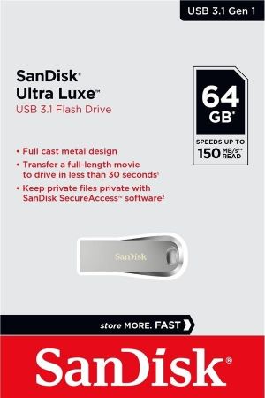 Купить USB флеш память SANDISK USB 3.1 64GB Ultra Luxe (SDCZ74-064G-G46) | Фото 5
