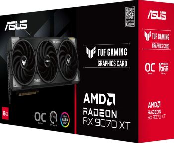 Відеокарта ASUS Radeon RX 9070 XT 16GB GDDR6 TUF Gaming OC (90YV0L70-M0NA00) | Фото 1