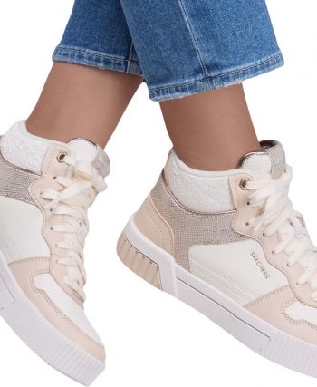 Кеди високі жіночі Skechers Jade - Bit Of Glamour 185105 NAT 39 (9 US) бежеві (KW9209-90 ) Кеди високі жіночі Skechers Jade - Bit Of Glamour 185105 NAT 39 (9 US) бежеві (KW9209-90 ) | Фото 5