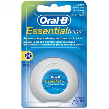 Oral-B Ессеншал Флосс м'ята, 50 м (5010622005029) Oral-B Ессеншал Флосс м'ята, 50 м (5010622005029) | Фото 1