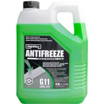 Антифриз Highway Antifreeze -40°C Long Life G11 Зелений 4,8л (131401323) (10126) | Фото 1