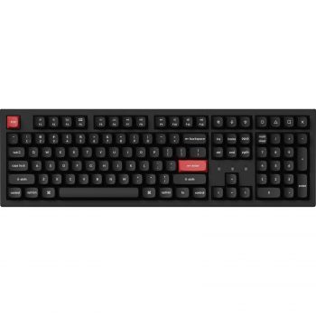 Купить клавиатуру Клавіатура KEYCHRON K10 PRO 108Key, K pro Banana, WL/BT/USB-A, QMK, EN/UKR, White Led, Black | Фото 1