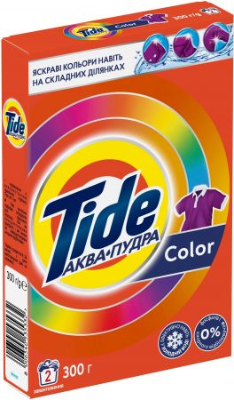 Пральний порошок TIDE Аква-Пудра Колор 300г (8006540535332) | Фото 7