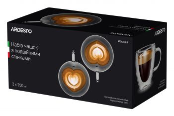 Купить чашку, кружку ARDESTO 250 мл, 2 шт. (AR2625GHL) | Фото 2