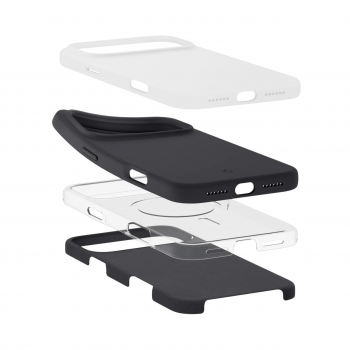 Чохол Spigen для APPLE iPhone 17 Pro Max, Silicone Fit MagFit, Black (ACS10270) | Фото 6