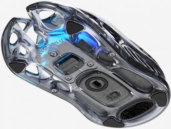 Ігрова миша GravaStar Mercury M2 WL, Black-Transparent (GRAVASTARM2_XTAL_BLK) Ігрова миша GravaStar Mercury M2 WL, Black-Transparent (GRAVASTARM2_XTAL_BLK) | Фото 5