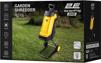 Купить садовый измельчитель Подрібнювач садовий 2Е GardenFrag 2400Вт (2E-ES24) | Фото 10