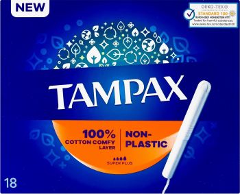 Тампони TAMPAX Super Plus Duo з аплікатором 18 шт (8006540716670) Купить средство женской гигиены Тампони TAMPAX Super Plus Duo з аплікатором 18 шт (8006540716670) | Фото 12
