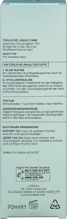 Аква-флюїд для обличчя L'Oréal Paris Skin Expert Геній зволоження з Алое 70мл (3600523464548) Аква-флюїд для обличчя L'Oréal Paris Skin Expert Геній зволоження з Алое 70мл (3600523464548) | Фото 9