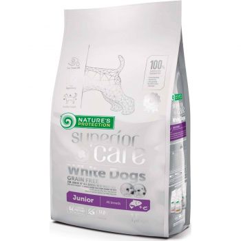 Сухий корм для юніорів Superior Care White Dogs Grain Free Junior All Breeds 1.5кг (NPSC45671) Сухий корм для юніорів Superior Care White Dogs Grain Free Junior All Breeds 1.5кг (NPSC45671) | Фото 1