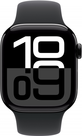 Купить умные часы Смартгодинник APPLE Watch Series 10 GPS 42mm Jet Black Aluminium Case with Black Sport Band - M/L (MWWF3QH/A) | Фото 2