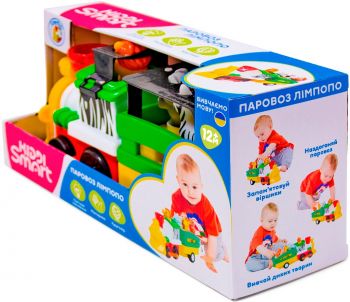 Ігровий набір Kiddi Smart - Паровоз Лімпопо (Світло, Українська) (63396) | Фото 4