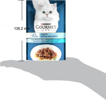 Gourmet Perle Duo з океанічною рибою та тунцем 85 г (7613033580130) | Фото 4