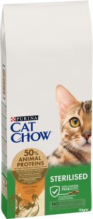 Purina Cat Chow Sterilised з індичкою 15 кг (7613287329592) | Фото 6
