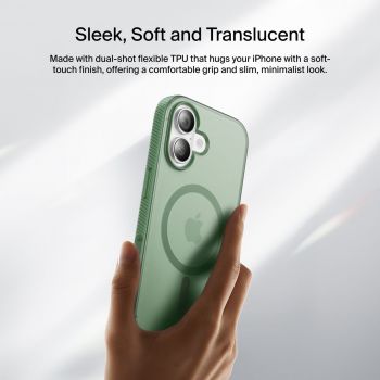 Чохол BELKIN для APPLE iPhone 17 Magnetic Protective Grip Pistachio Green (MSA034HQSE) | Фото 5