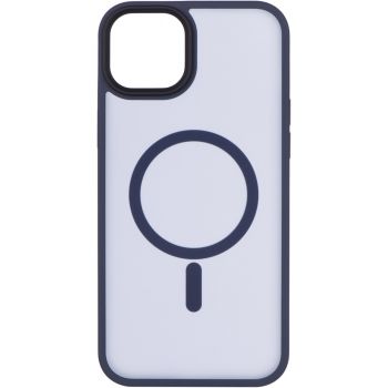 Чохол 2Е Basic для APPLE iPhone 15 Plus, Soft Touch MagSafe Cover, Dark Blue (2E-IPH-15PRM-OCLS-DL) | Фото 1
