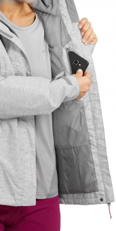 Куртка жіноча для гірського туризму Quechua MH100 8492378 XXS сіра (2556246_Quechua) | Фото 6