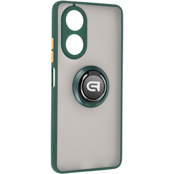 Чохол ArmorStandart Frosted Matte Ring для SAMSUNG S23 FE 5G (SM-S711) Dark Green (ARM72714) | Фото 1