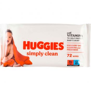 HUGGIES Simply Clean 72 шт (5029053582238) | Фото 1
