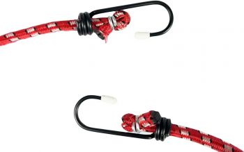 Ремені для закріплення багажу Poputchik Elastic Strap 80см*8мм 2шт (18224-IS) Ремені для закріплення багажу Poputchik Elastic Strap 80см*8мм 2шт (18224-IS) | Фото 3