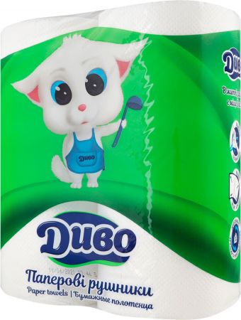 Паперові рушники Диво 2 шари 2шт (4820003831885) | Фото 2